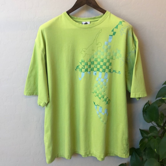 MISKEEN Originals neon green 4XL men’s graphic Tshirt - Picture 1 of 11